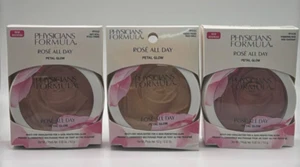 3PK Physicians Formula Rose All Day Petal Glow SET ~ FAST SHIPPING ~ READ - Picture 1 of 2