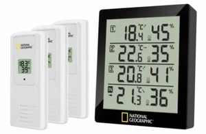 9070200 NATIONAL GEOGRAPHIC digitales Thermo-Hygrometer für 4 Messbereiche  - Bild 1 von 7