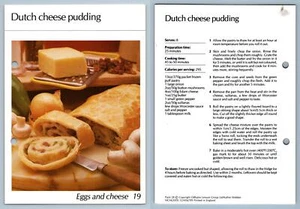 Dutch Cheese Pudding #19 Eggs & Cheese Hamlyn All-Colour Cookery Card - Picture 1 of 1