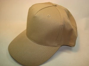 Khaki Baseball Cap New Hat Work Hat - Picture 1 of 4