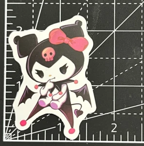 Kuromi - Bat Wings Confusion - Vinyl Sanrio Sticker Sticker Bomb Notebook KAWAII - Picture 1 of 4