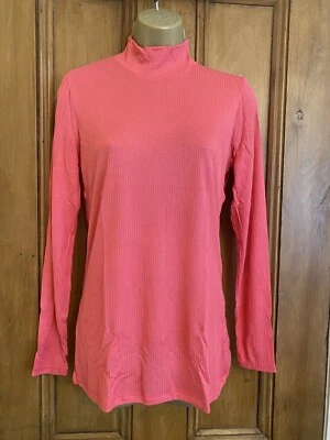 Thermal Damart Thermolactyl Pink Turtle Neck Long Sleeve top size XS REDUCED - Image 1 of 4