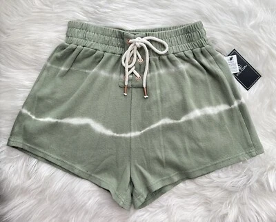 Volcom Shorts Lived in Lounge in Green Light Army Fleece NWT - Size XS  - Image 1 of 3