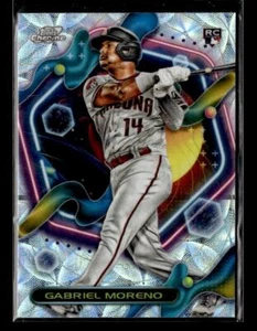 2023 Topps Cosmic Chrome #14 Gabriel Moreno Rookie Nucleus Refractor - Picture 1 of 2