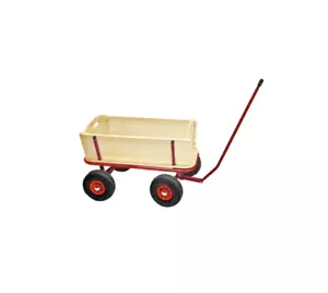 Bollerwagen Gartenwagen Handwagen Transportwagen Schubkarre Kinder aus Holz - Bild 1 von 1