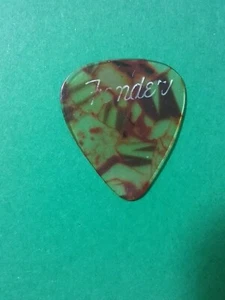 Vintage Old Logo Fender Guitar Pick 351 Shape Thin Gauge Rare Used W/Wear - Picture 1 of 3