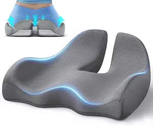 X Large Memory Seat Cushion for Office Chair Ergonomic Cushions Pad Pillow for P - Picture 1 of 12