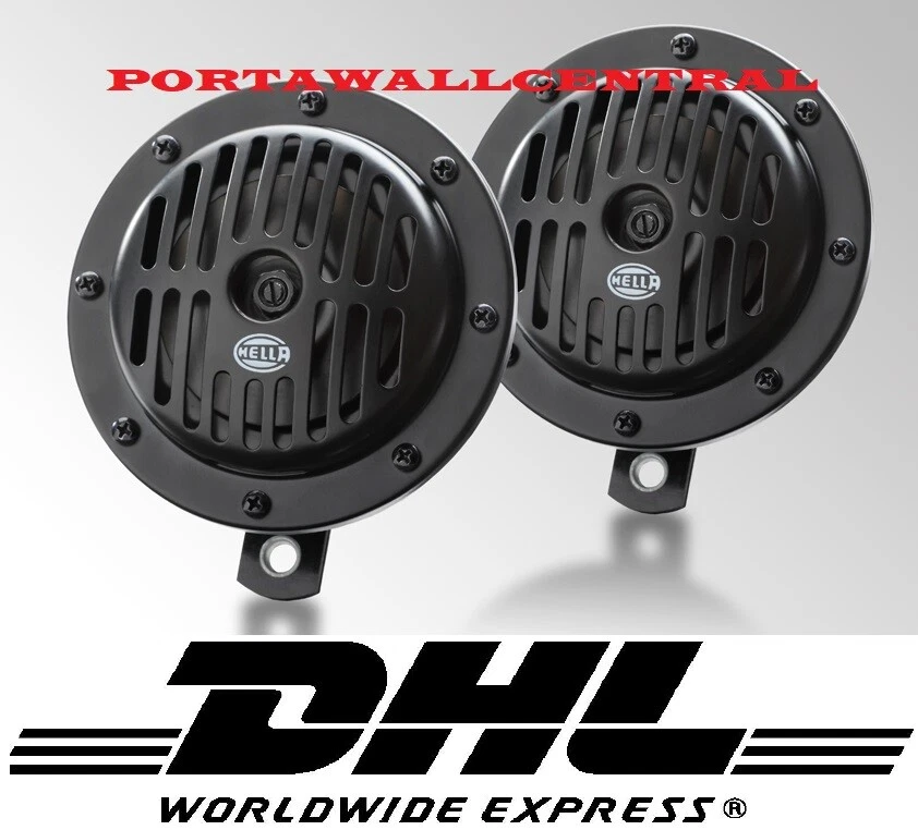 Juego de cuernos negros Hella Heavy Tone DL50 genuino envío gratuito Foto 1 de 1