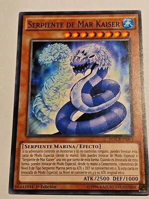 KAISER SEA SNAKE●YUGIOH●MACR●2017●COMMON●SPANISH●1st●NM●2606 - Image 1 of 2