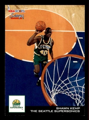 1993-94 Hoops Scoops #HS25 Shawn Kemp HOFP Basketball SUPERSONICS NM - Image 1 of 3