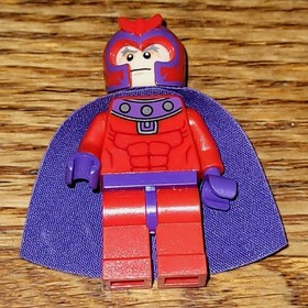 LEGO Marvel Magneto Minifigure - SH031 - 6866 Chopper Showdown 