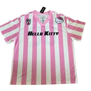 Hello Kitty Striped Soccer Girls Jersey By Sanrio Size 2X - Picture 1 of 7