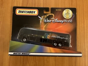 🏁 Matchbox Vintage 2001 WALT DISNEY WORLD Black TOUR BUS Theme Park Edition 🏁 - Picture 1 of 2