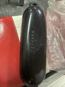 Nuevo Smooth Dolphin Marine 5" X 20" guardabarros de barco vinilo parachoques muelle protector negro - Imagen 1 de 5