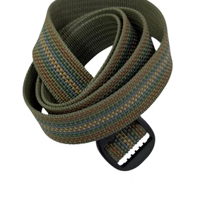 Bison Designs T-Lock Striped Nylon Webbed Size Medium USA - Picture 1 of 7