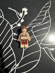 Lego Star Wars Minifigure Slave Leia sw0085 6210 RARE Jabba The Hut