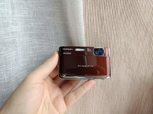 🔥RARE BROWN Fujifilm FinePix Z80 14.2MP digital camera🔥WORKing FULL Set🔥 - Picture 1 of 7