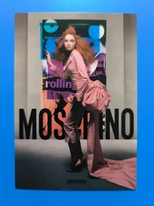 MOSCHINO SPRING SUMMER 2004  MILANO CARTOLINA PUBBLICITARIA - Picture 1 of 2