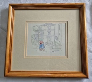 Barry Macey Framed Paddington Bear Print - Picture 1 of 5