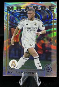 2024/25 Topps UCC Flagship Kylian Mbappé Real Madrid C.F. Rain Drops #1 - Picture 1 of 3