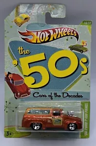 2011 Hot Wheels ‘56 Ford F-100 Panel Cars of The Decades 50s Tire Service Truck - Picture 1 of 4
