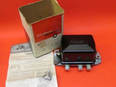 Nuevo de Lote Antiguo 1940-1952 Chevrolet Coche Camión Delco Remy Regulador de Voltaje 1118303 D-603 Foto 1 de 4