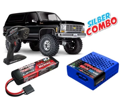 Traxxas Chevy Blazer TRX-4 Clipless schwarz Silber Combo TRX82276-4-BLK-SILBER-C - Bild 1 von 4