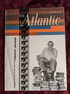 ATLANTIC July 1958 Erskine Caldwell James Thurber Wallace Stegner David Garnett - Picture 1 of 1