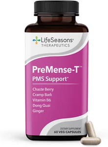 Premense-T - PMS Relief Supplement - Ginger, Cramp Bark, Black Cohosh, Dong Q... - Picture 1 of 1