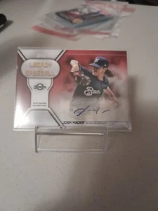 2019 Topps Legacy of Baseball Josh Hader Autograph #D 20/25 Milwaukee Brewers - Picture 1 of 3