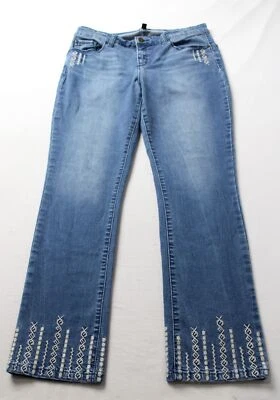 Jones New York Women's Signature Madison Slim Ankle Jeans WR4 Blue Size 12 - Image 1 of 4