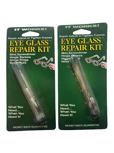 Lot of 2 Eyeglass Repair Kit -  Everything you need Quick And Free Shipping