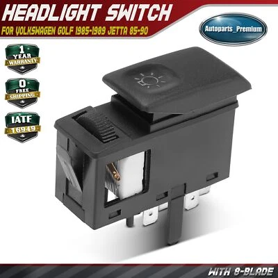 Headlight Switch for Volkswagen Golf 1985 1986 1987 1988 1989 Jetta 1985-1990 - Image 1 of 4