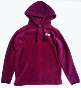VICTORIA'S SECRET PINK BURGUND Wollmantel Jacke KAPUZENPULLOVER Strickjacke langer Pullover - Bild 1 von 6
