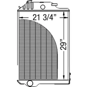 AR61884 New Radiator Fits John Deere Tractor 4630 AR61890 - Picture 1 of 8