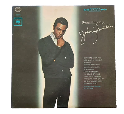 Johnny Mathis - Romantically - Vinyl LP Columbia CS 8898 - Stereo - 1963 - Image 1 of 4