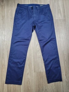 Bonobos Navy Men’s Monday Chino Pants Flat Front Slim 35x32 - Picture 1 of 7