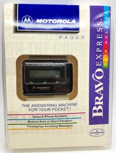 Vintage 1993 Motorola Bravo Express Pager With Holster 966-0042 - Photo 1/7