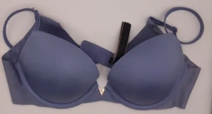Victoria's Secret RN 54867 Cornflower Blue Push Up Underwired Bra Size 34 B - Picture 1 of 13