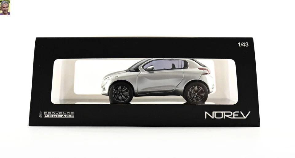 A98 1 43 NOREV PROVENCE MOULAGE PM0085 PEUGEOT CONCEPT CAR HR1 PARIS 2010 MIB