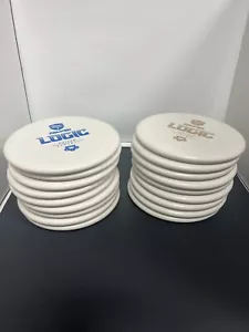 Discmania Evolution Eco Logic White Disc Golf EXO HARD 173 grams Lot of 18 - Picture 1 of 6