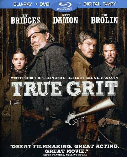 True Grit - Blu-ray/DVD Combo 2010 2-Disc Set w/ Slipcover New Sealed - Image 1 of 1