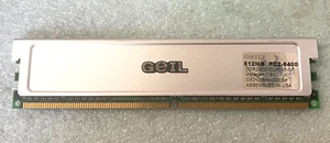 GEIL 512MB PC2-8400 DDR2-800 GX21GB6400DCK 184 PIN MEMORY MODULE RM2-CMP53-2 - Picture 1 of 2