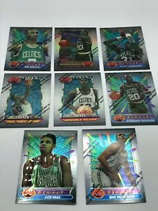 Tarjeta de 10 Finest Refractors Boston Celtics Wilkins Brown McDaniel Montross 1994-95 - Imagen 1 de 11