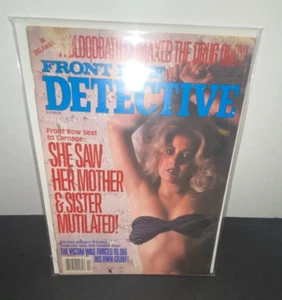 Front Page Detective Magazine - Vintage 1985 Murder True Crime Rare - Picture 1 of 3