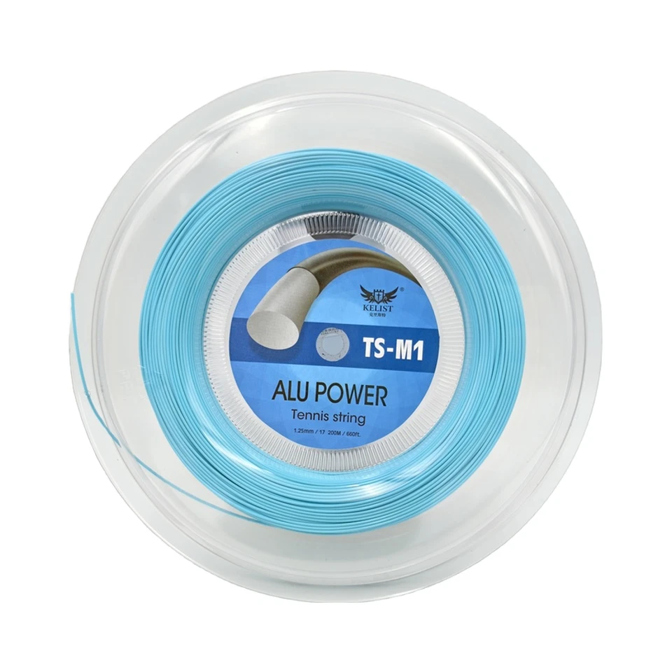 New Blue High power durable Alu power Kelist tennis racket string reel 200m