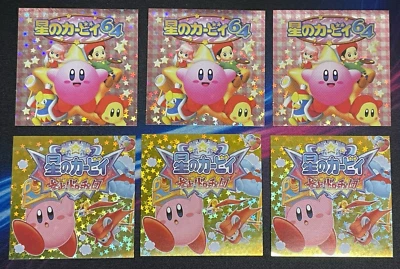Kirby's Dream Land Nintendo rare sticker 6set Made in JAPAN - Image 1 of 2