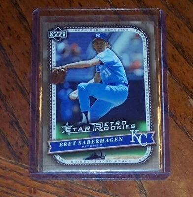 2005 Upper Deck Classics Bret Saberhagen #103 SP Star Rookies Retro - Image 1 of 3