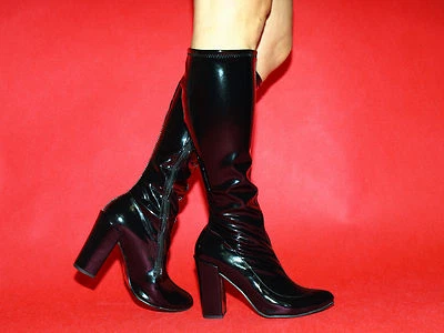 FASHION STYLE BOLINGIER POLAND Promotion ! Stiefel latex gummi rot schwarz 41 42 43 44 45 46