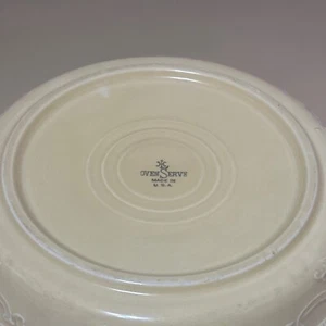 Vintage Homer Laughlin Kitchen Kraft OvenServe Pie Plate 10.5" Yellow F7 - Picture 1 of 8